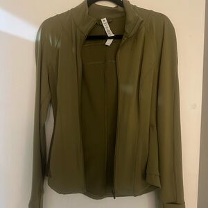 Lululemon green zip up jacket